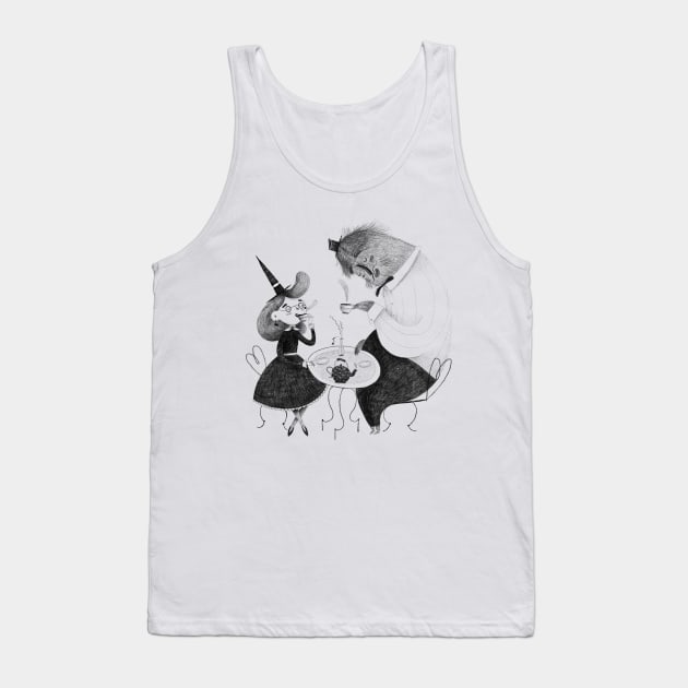 Tea Party! Tank Top by Gummy Illustrations